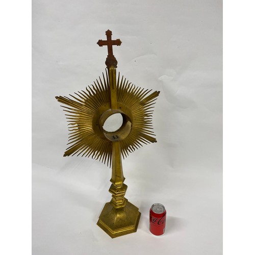 65 - Religious Altar/Centerpiece Monstrance, approx H30