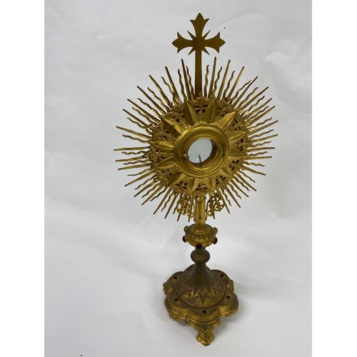 66 - Religious  Alter Monstrance, approx H 25