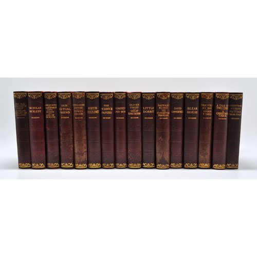 82 - Complete works of Dickens 1812-1870, 16 volumes in total, publisher London Hazell Watson & Viney Ltd