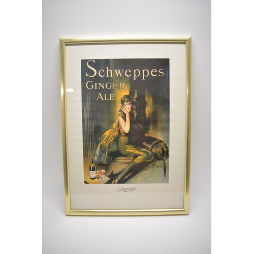 93 - x2 Schweppes prints in co-ordinating frames