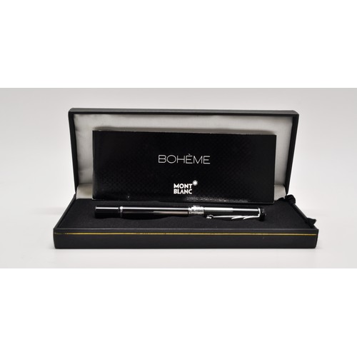 123 - Mont Blanc Boheme pen, in box with leaflet.