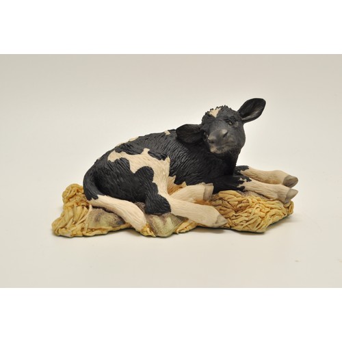 208 - Border Fine Art x5 resin models - One man and his dog, border collie figure and Jocks Pride, all sig... 