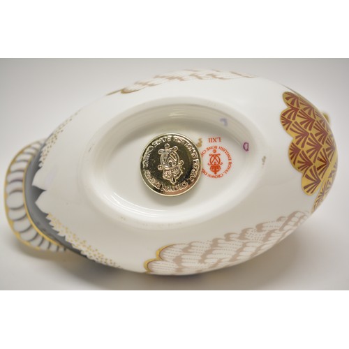 227 - Royal Crown Derby collection consisting of Farmyard Hen, 2003, signed, number 2133/5000, boxed toget... 