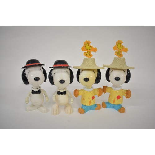 249 - A collection of Snoopy figures mainly McDonalds, interchangeable figures with a Bristol and 1970s We... 