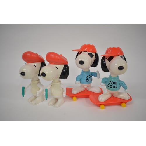 249 - A collection of Snoopy figures mainly McDonalds, interchangeable figures with a Bristol and 1970s We... 