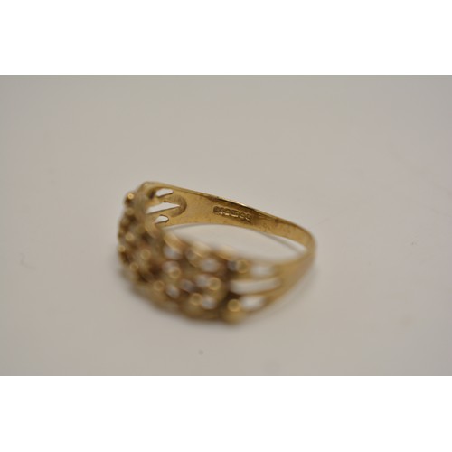 331 - x3 9ct gold rings, approx gross weight 9.25g