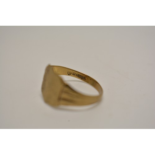 331 - x3 9ct gold rings, approx gross weight 9.25g