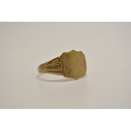 331 - x3 9ct gold rings, approx gross weight 9.25g