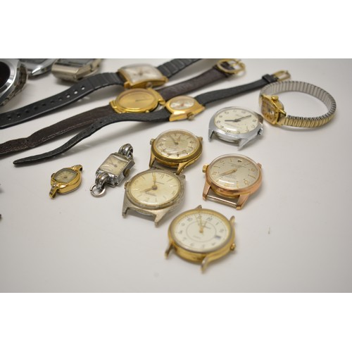 347 - A large quantity of mixed ladies and gentleman's wrist watches  etc. AF