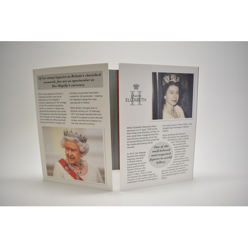 353 - x2 Queen Elizabeth II The Platinum Jubilee BankNote Collection, containing various platinum bank not... 