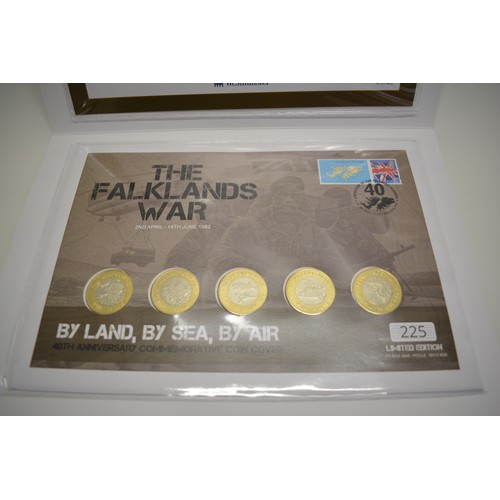 365 - x2 Westminster Collection- The Liberation of The Falklands Ultimate Coin Cover, The Falklands War 2 ... 