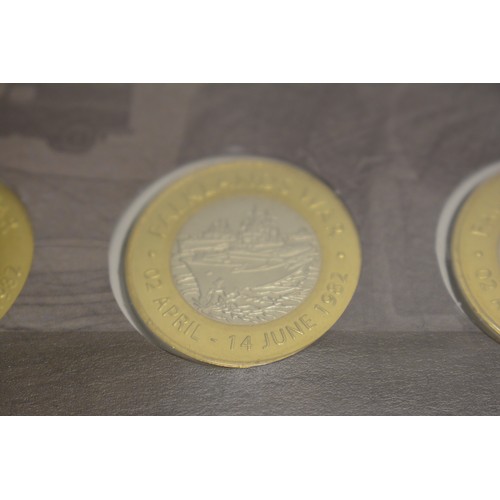 365 - x2 Westminster Collection- The Liberation of The Falklands Ultimate Coin Cover, The Falklands War 2 ... 