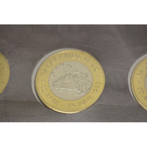 365 - x2 Westminster Collection- The Liberation of The Falklands Ultimate Coin Cover, The Falklands War 2 ... 