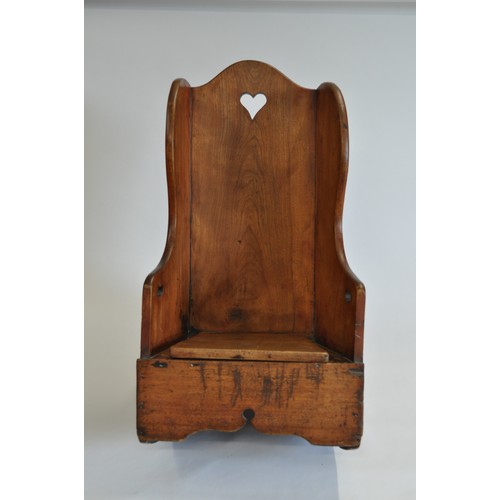 43 - Antique child's rocking chair