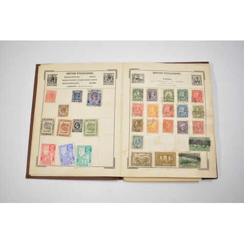 98 - Stanley Gibbons 'The Atlas' album containing various stamps ranging in dates to including Great Brit... 