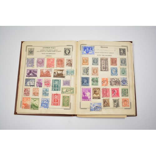 98 - Stanley Gibbons 'The Atlas' album containing various stamps ranging in dates to including Great Brit... 