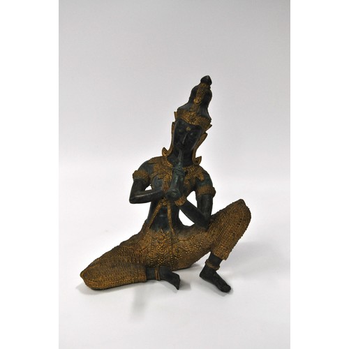 103 - Prince Pra Apai Manee statue in seated post.  
Was one of a pair of princes sent to educate themselv... 