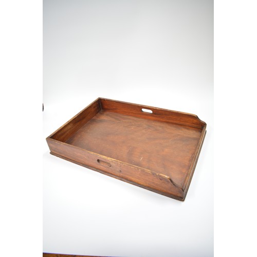 110 - Antique wooden Butlers Tray