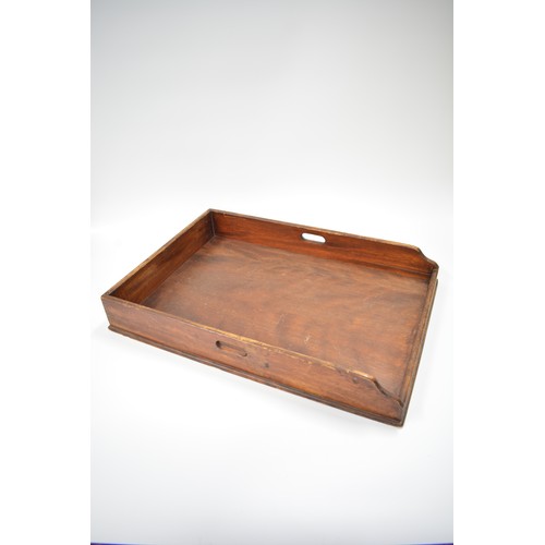 110 - Antique wooden Butlers Tray