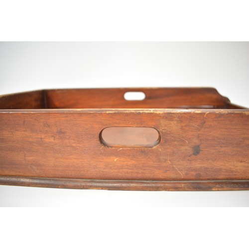 110 - Antique wooden Butlers Tray