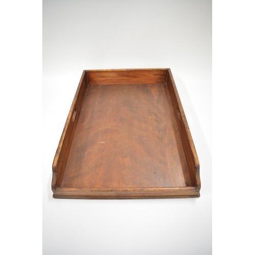 110 - Antique wooden Butlers Tray