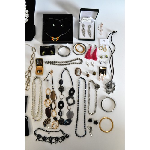 204 - Collection of costume jewellery including items by Martine Wester, Swarovski etc.