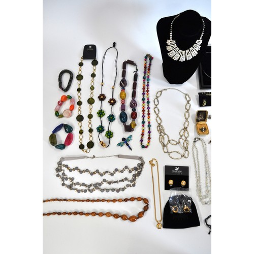 204 - Collection of costume jewellery including items by Martine Wester, Swarovski etc.