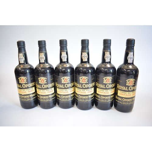 3 - Six bts Royal Oporto Vintage 1983 (individually boxed)