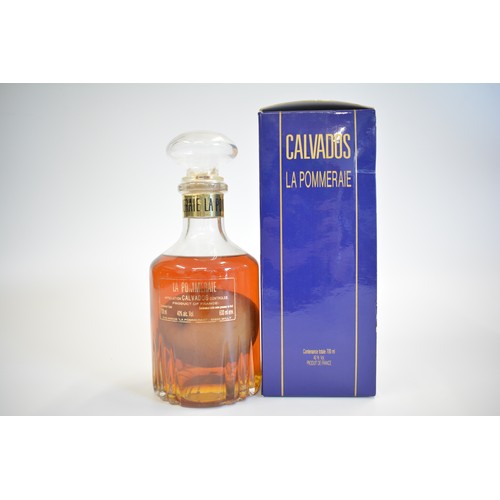 11 - One Boxed bt. La pommeraie Calvados, 700ml. 40%. One Boxed bt. Courvoisier V.S Cognac, 70cl, 40%,199... 