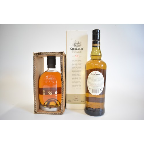 12 - One Boxed bt. GlenrothesSpeyside malt, 700ml, 43%, 1992. One Boxed bt Glen Grant aged 10 years, 70cl... 