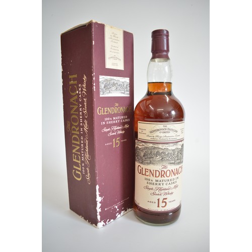 29 - One Boxed Litre bt. The Glendronach 100% Matured in Sherry Casks Single Highland Malt aged 15 years.