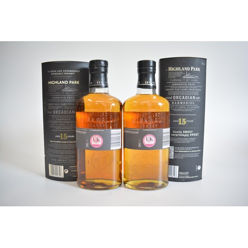 133 - Two Tubed Highland Park Single Malt aged 15 years old.