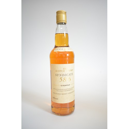 136 - One bt. The Scotch Syndicate 58/6 12 years old, 70cl, 40%. One bt. Hyde Irish Whiskey aged 10 years,... 