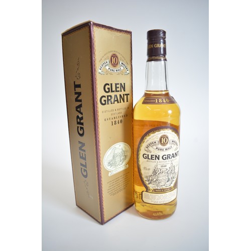 138 - One Glen Grant 10 years Pure Malt, 70cl, 40%, 1990s.