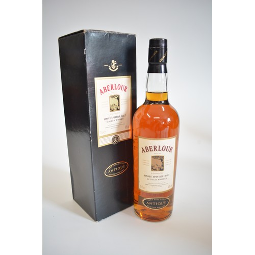 149 - One Boxed Antique Aberlour, 70cl, 43%. One bt Prince of Wales Oaked whisky 12 years, 700ml. 40%.