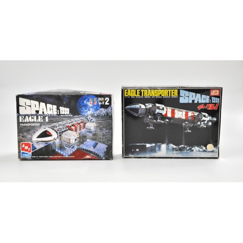 92 - IMAI Space 1999 Eagle transport B-750-400 1:110 scale model kit with ERTL/AMT Space 1999 Eagle 1 Tra... 