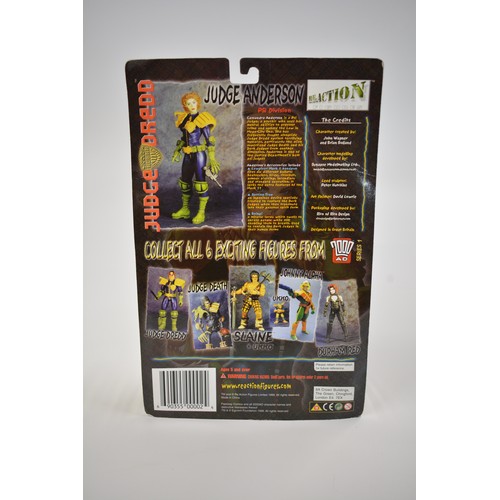 96 - 2000 AD Judge Anderson Reaction Figure, Johnny Lightning Legends of Star Trek Klingon D7 Battlecruis... 