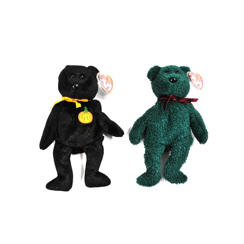 101 - x4 Holy Bears, c 1999, plus x2 TY Beanies