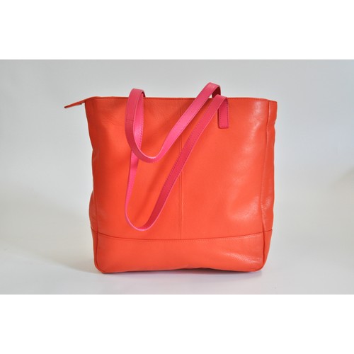 225 - Radley Finsbury Park  handbag, burnt orange and pink, with tags and dustbag, new