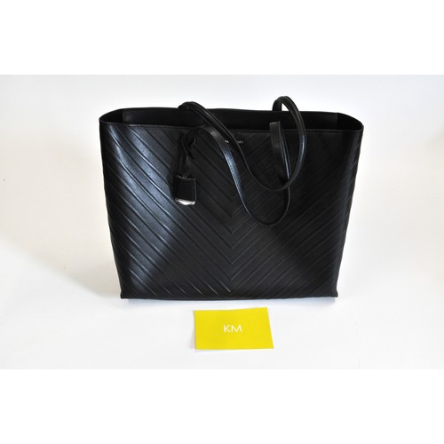 229 - Karen Millen large black bag with tags and dustbag