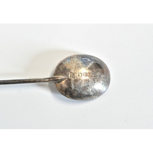 235 - Cased Coffee bean spoons hallmarked silver, a pair of silver napkin rings hallmarked Sheffield and o... 