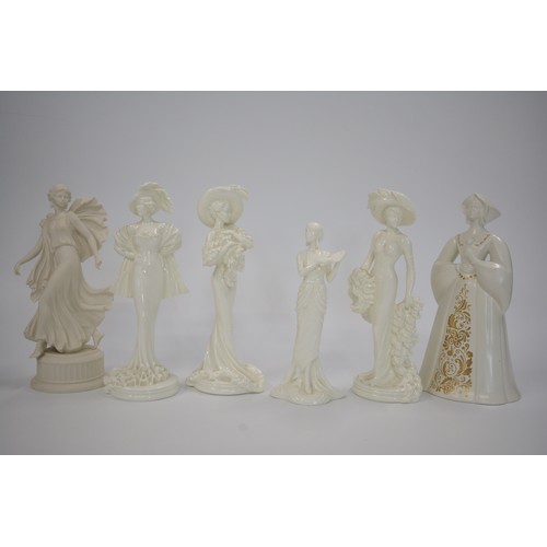 266 - Group of ceramic/porcelain figures - Poole Pottery 'Catherine'. Wedgwood 'Dancing Hours' ltd edition... 