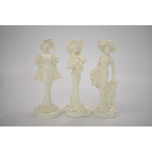 266 - Group of ceramic/porcelain figures - Poole Pottery 'Catherine'. Wedgwood 'Dancing Hours' ltd edition... 