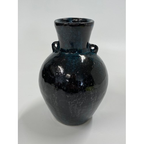 272 - John Leach for Muchelney Pottery vase with one other unmarked vase.