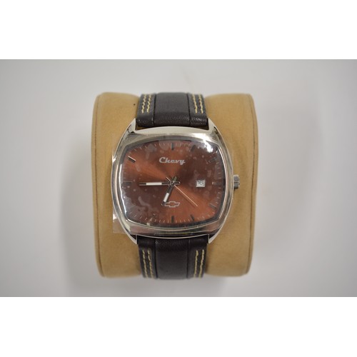 280 - Chevy [General Motors] wristwatch, in original case