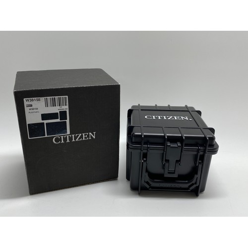 286 - Citizen Automatic wristwatch, with case and box.