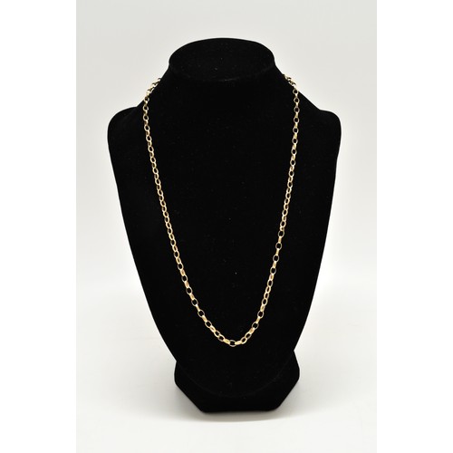 319 - Belcher chain stamped 9kt, approx gross weight 8.5g