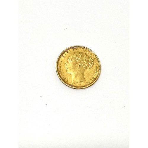 338 - 1887 Queen Victorian 22ct gold sovereign