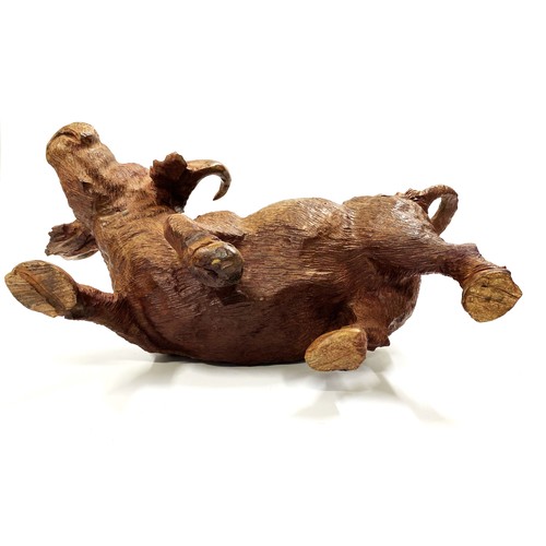 15 - Large water buffalo statue