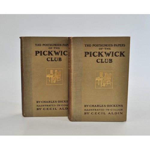 38 - The Posthumous Papers of the Pickwick Club by Charles Dickens illustrated in colour by Cecil Aldin  ... 